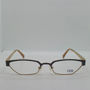 NWOT WOMEN'S OGI INNOVATION EYEGLASS FRAMES 4024/1253 BROWN TAN